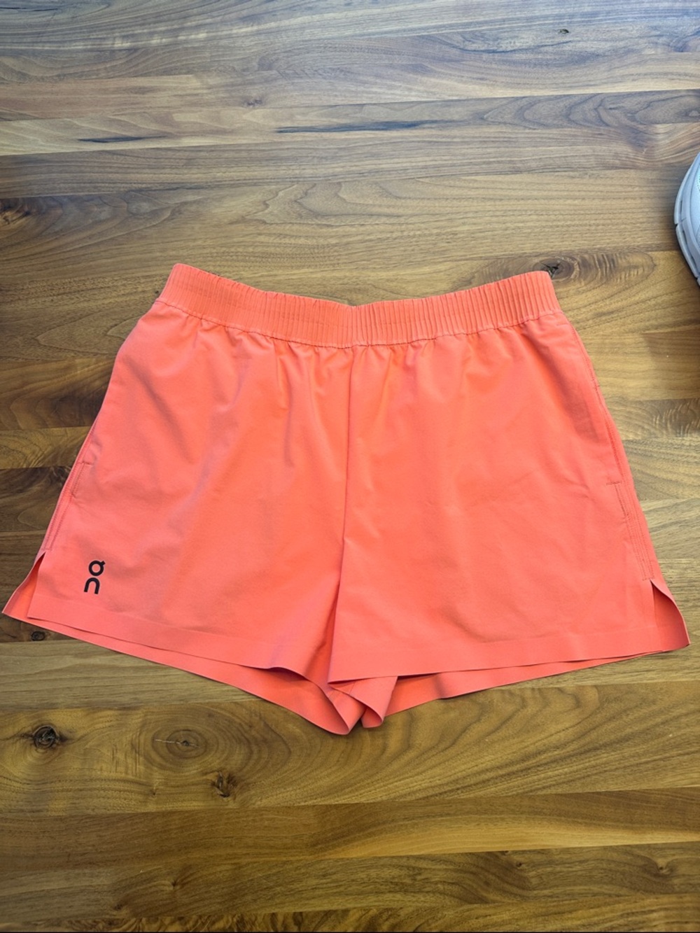 On Running Women's Coral-Orange Athletic Running Shorts